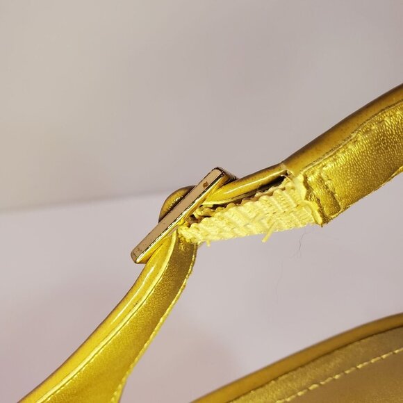 Tahari "London" Two Tone Tan Cream Patent Leather Slingback Women's Size 8.5M - Picture 12 of 15